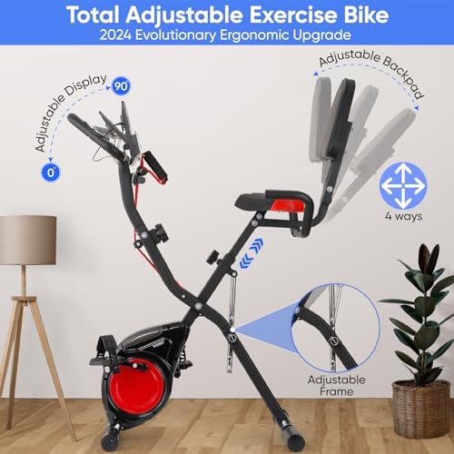 YYFITT 3-IN-1 Exercise Bike with Luminous Digits D... - Image 4
