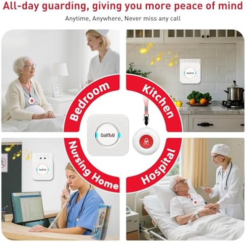 CallToU Elderly Monitoring Call Button Wireless Ca... - Image 4